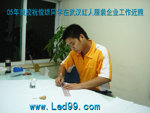 2005年祝俊熊在武汉红人服饰集团工作照(图3)