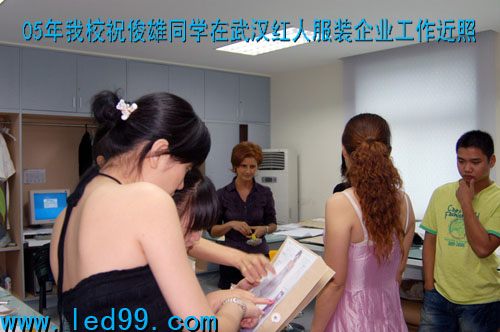 2005年祝俊熊在武汉红人服饰集团工作照(图5)